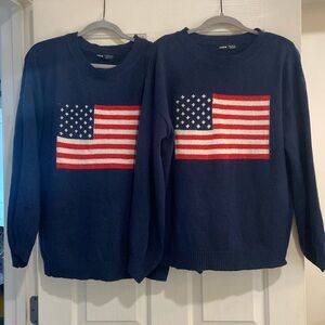 Shein Flag Sweaters!  NWOT